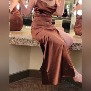 Brown Prom Dress